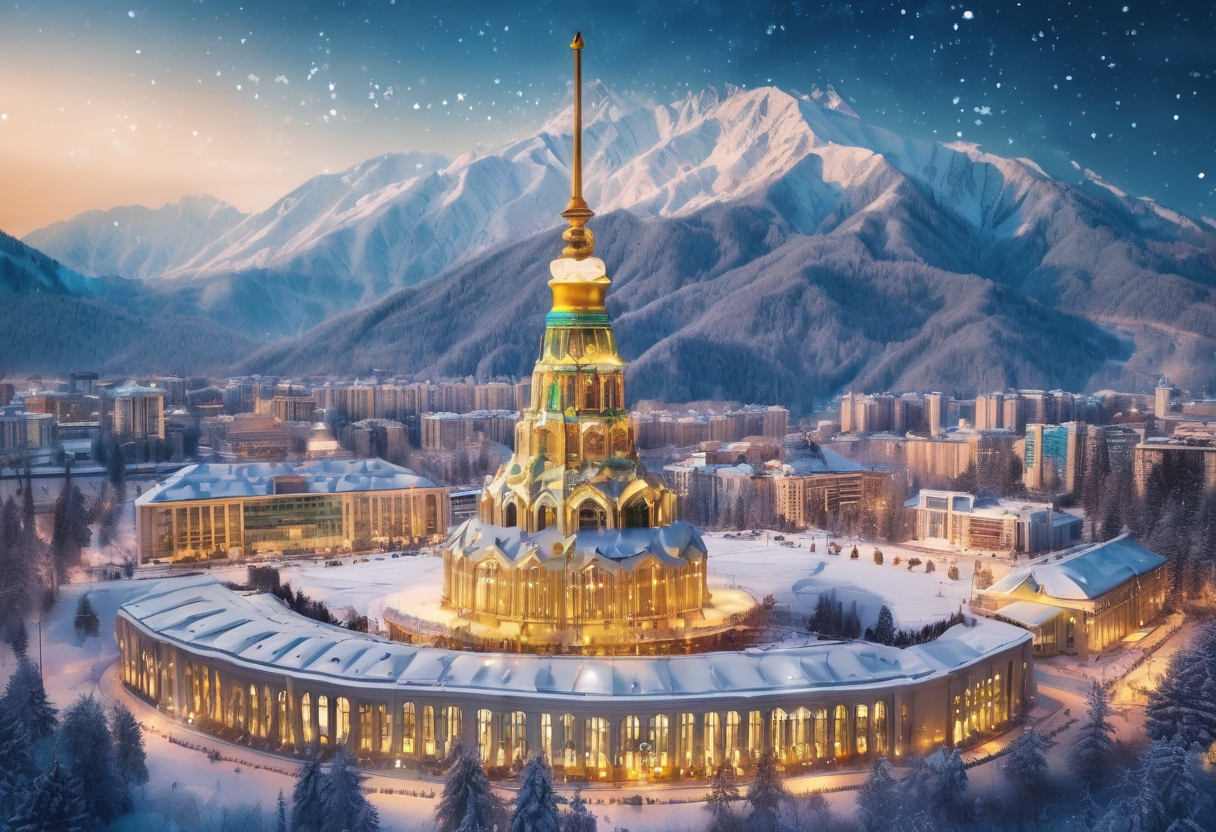 Расписание мероприятий и концертов на новогодних праздниках в Алматы